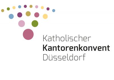 Logo des Katholischen Kantorenkonvent Düsseldorf - die Punkte stilisieren sowohl ein Gruppe als auch einen Chor